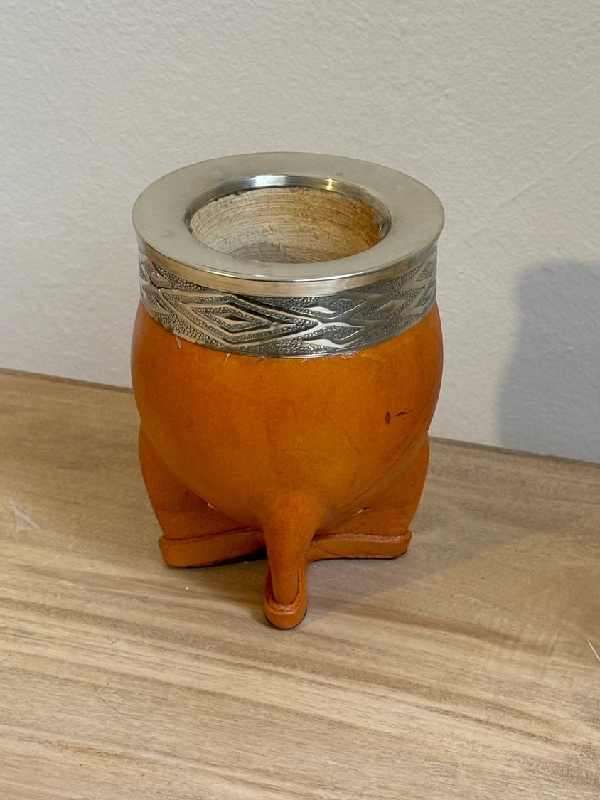 Mate Imperial liso con virola de alpaca